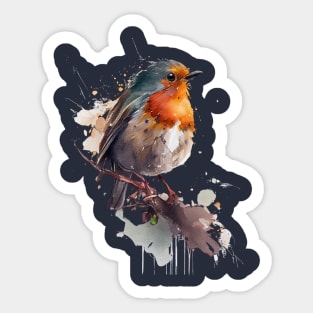 Robin Bird Watercolor 4.0 Sticker